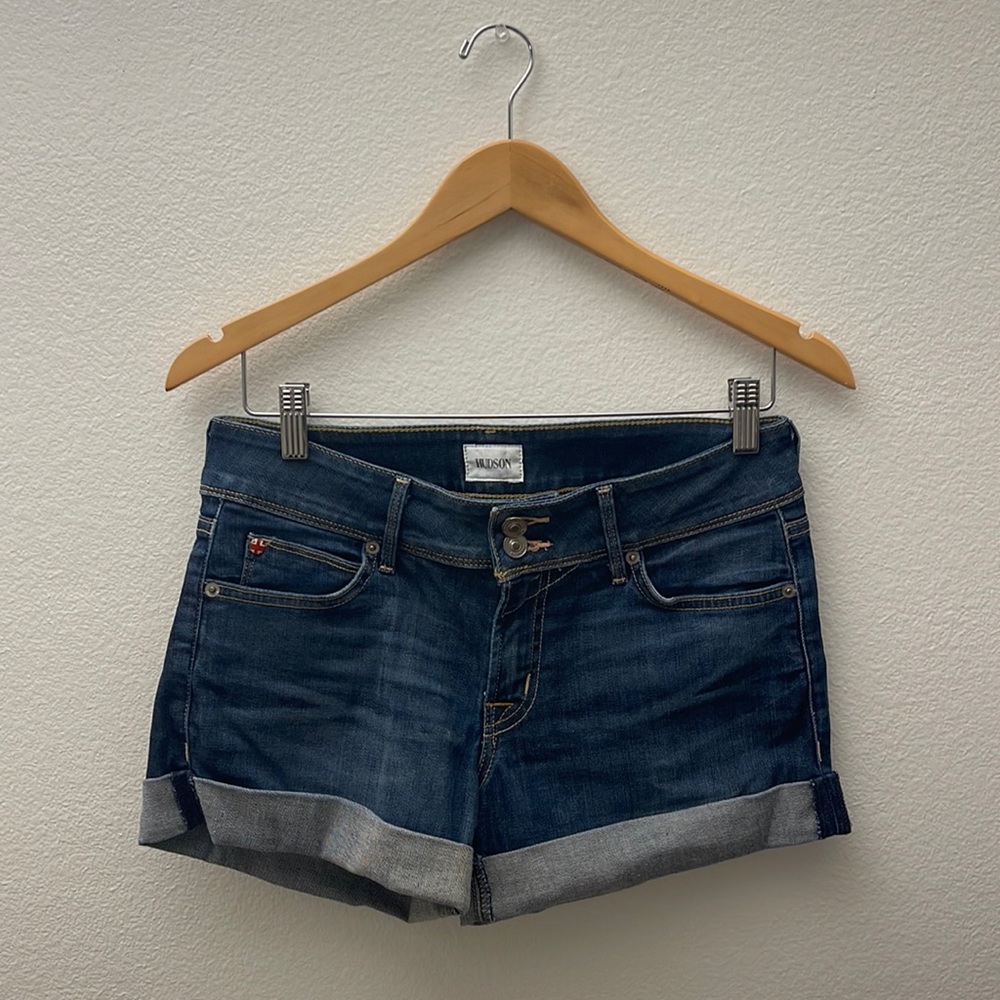 Hudson Jeans Rolled Cuff Denim Shorts size 27